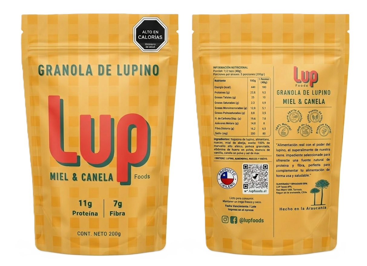 LUP Granola Miel Canela