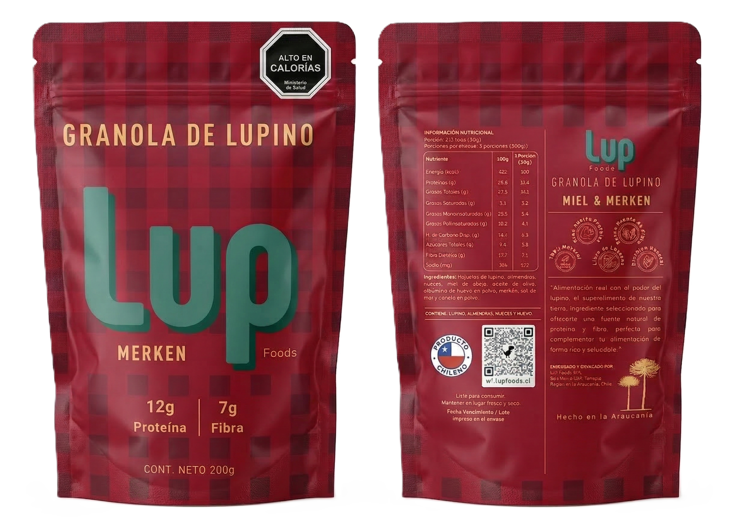 LUP Granola Miel Merkén
